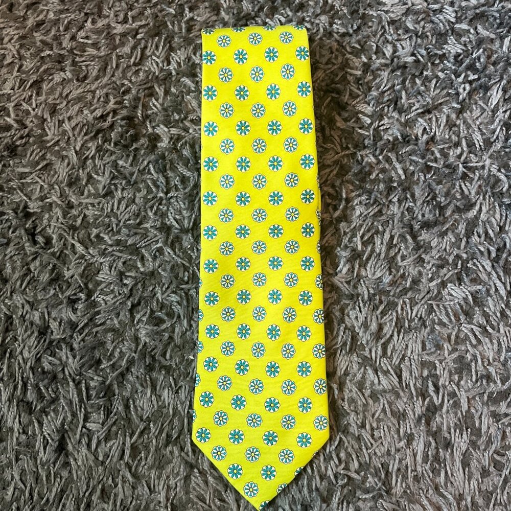 Vera Bradley for Baekgaard Silk Green Tie